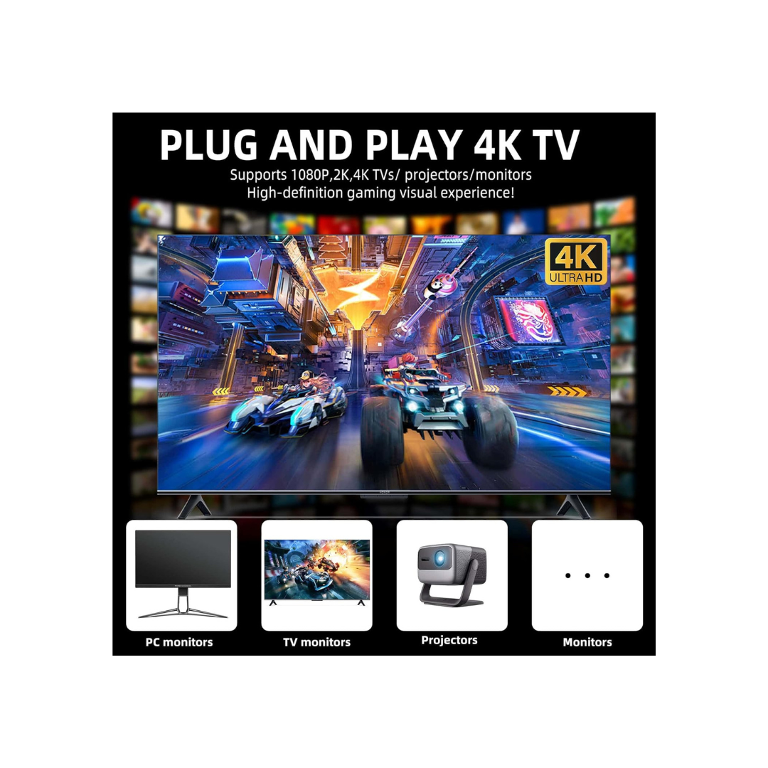 Maxtegu, Gaming Console Stick, Retro Classic M15 with 4K HDMI, 2025