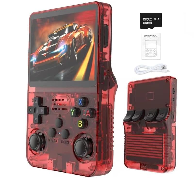 NEW R36S Retro Handheld Game Console Linux System 3.5 Inch IPS Screen Portable Pocket Video Player 64GB 128GB Games Kid Gift