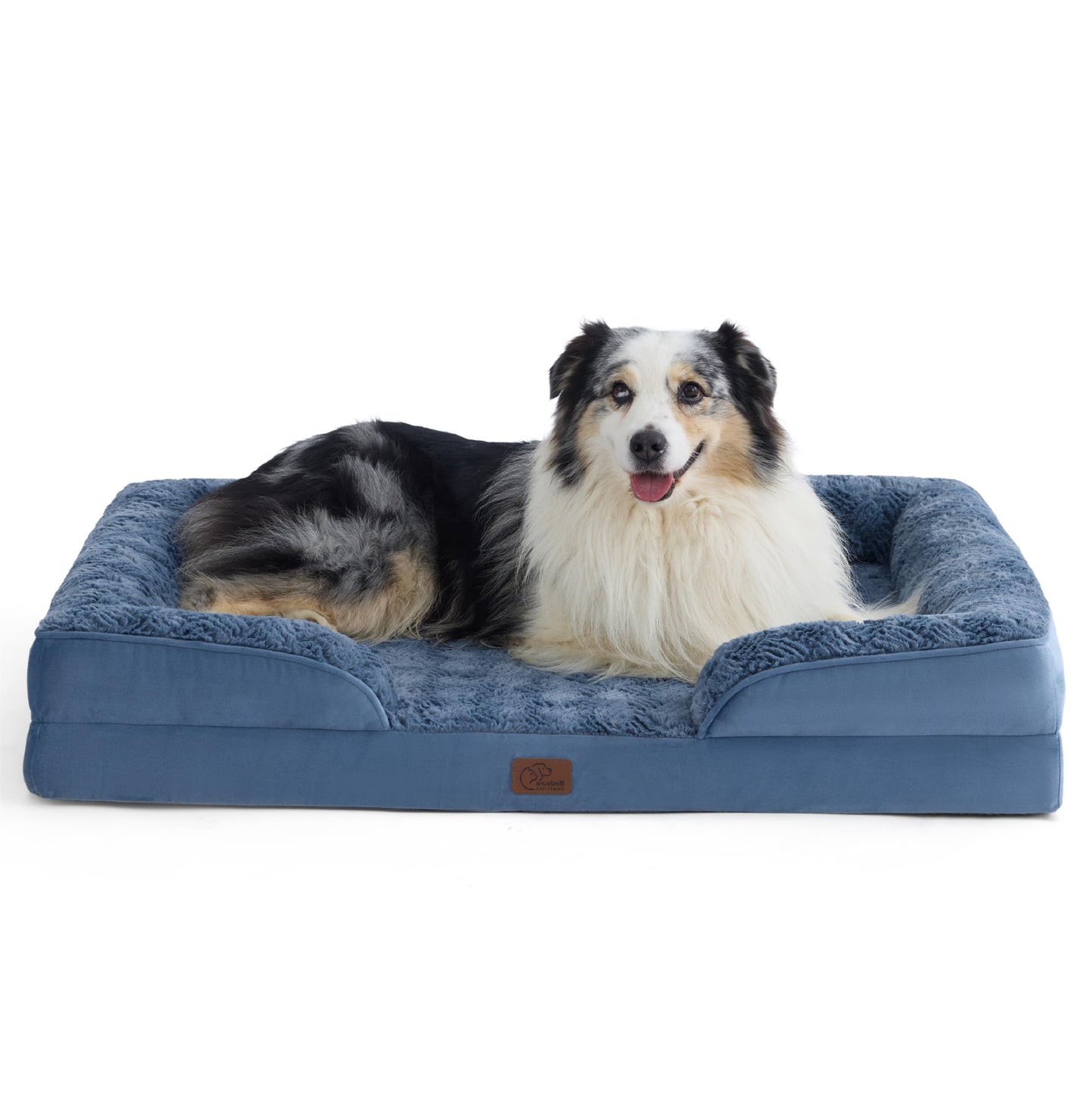 Bedsure Orthopedic Dog Bed Medium Size Dogs - Washable Medium Dog Cat Bed Waterproof, Comfort Pet Couch Sofa with Washable Removable Cover, Pets Bed with Nonskid Bottom, Grey, 28"