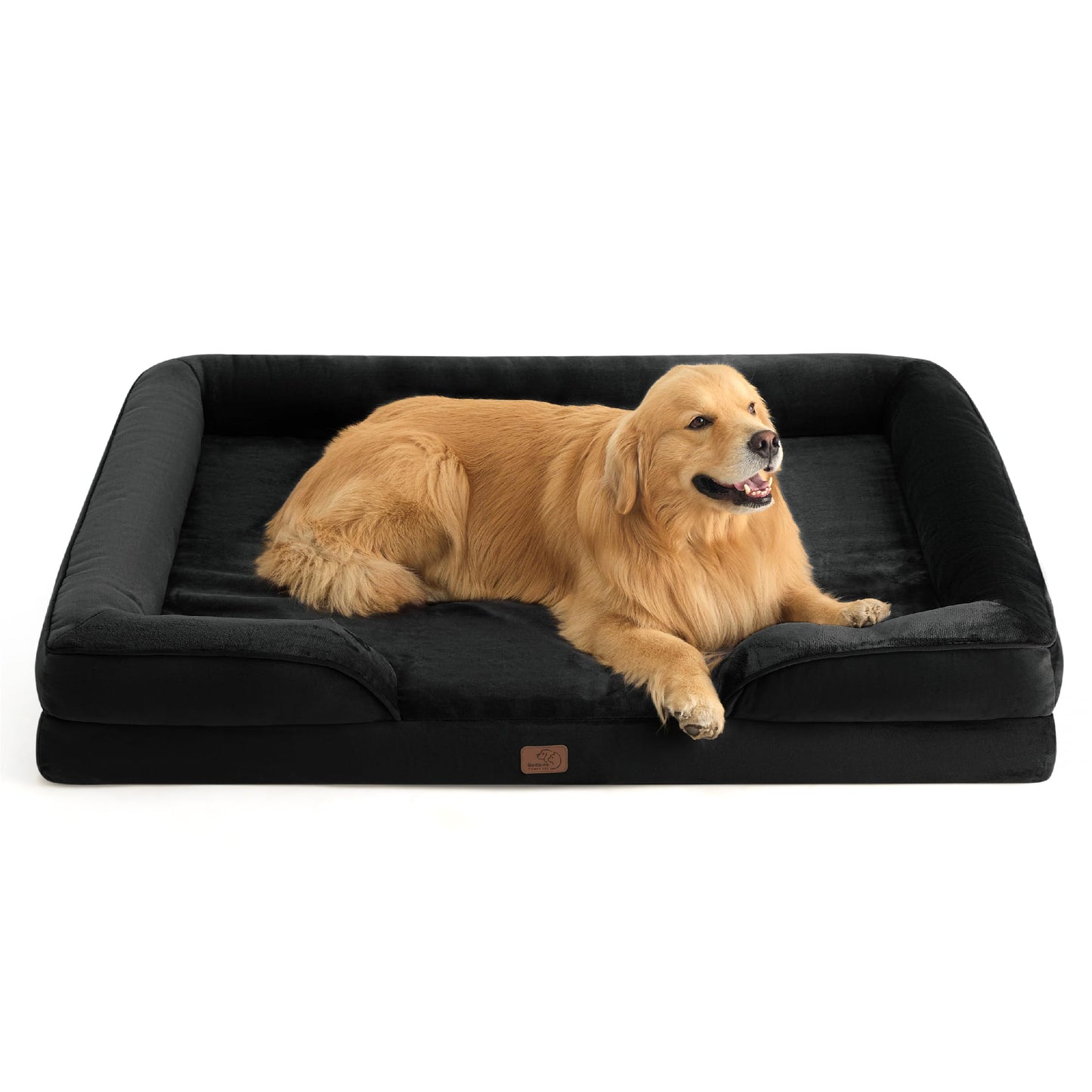 Bedsure Orthopedic Dog Bed Medium Size Dogs - Washable Medium Dog Cat Bed Waterproof, Comfort Pet Couch Sofa with Washable Removable Cover, Pets Bed with Nonskid Bottom, Grey, 28"