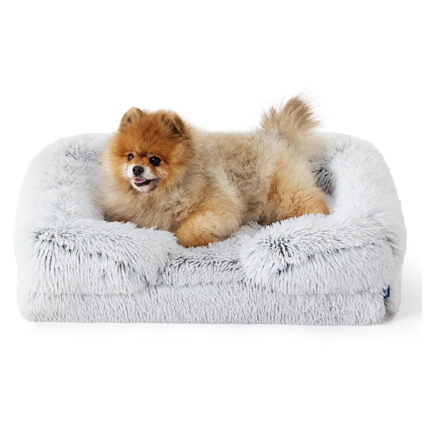 Bedsure Orthopedic Dog Bed Medium Size Dogs - Washable Medium Dog Cat Bed Waterproof, Comfort Pet Couch Sofa with Washable Removable Cover, Pets Bed with Nonskid Bottom, Grey, 28"