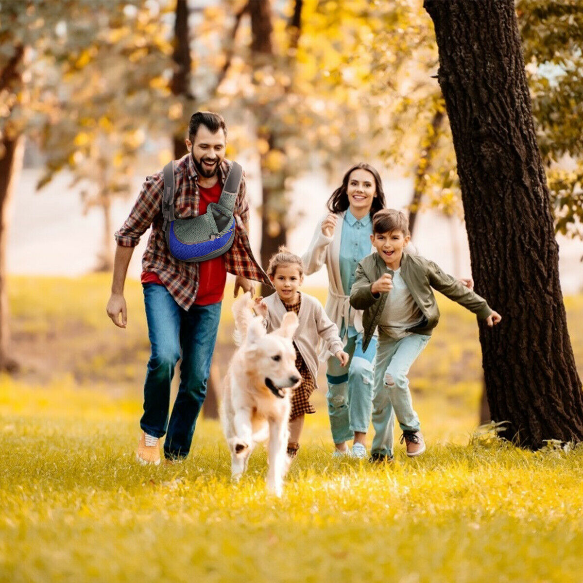 Dog Carrier for 3-10 lbs, Dog Sling Bag, Safe Hands-Free Travel Handbag, Small Puppy Backpack.