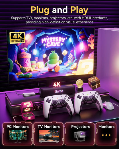 Maxtegu, Gaming Console Stick, Retro Classic M15 with 4K HDMI, 2025