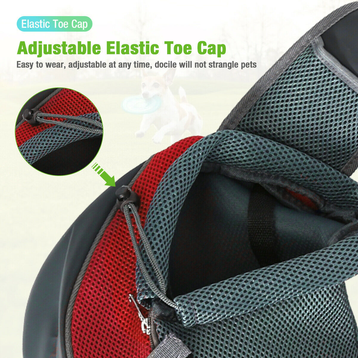 Dog Carrier for 3-10 lbs, Dog Sling Bag, Safe Hands-Free Travel Handbag, Small Puppy Backpack.